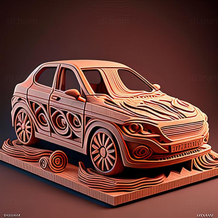 3D model Fiat Linea (STL)